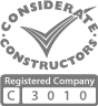 CFP Considerate-Contractors Registered Company mark