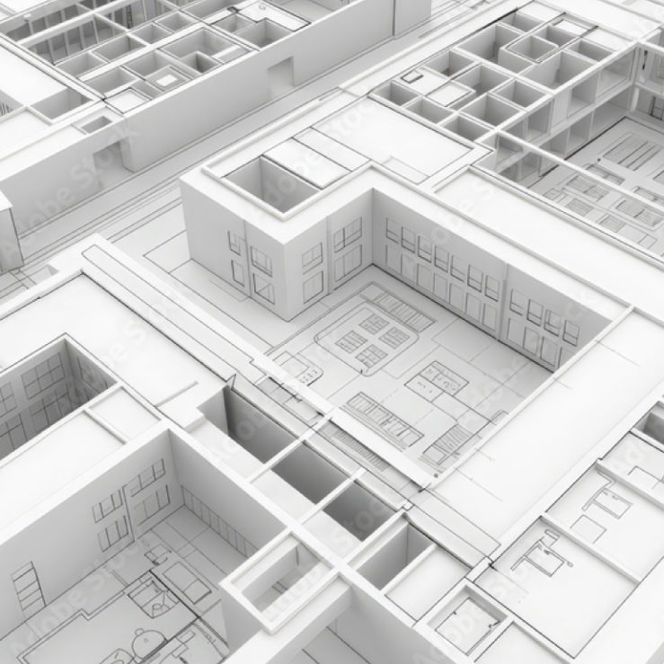 Architect's model demonstrating a comprehensive fire strategy