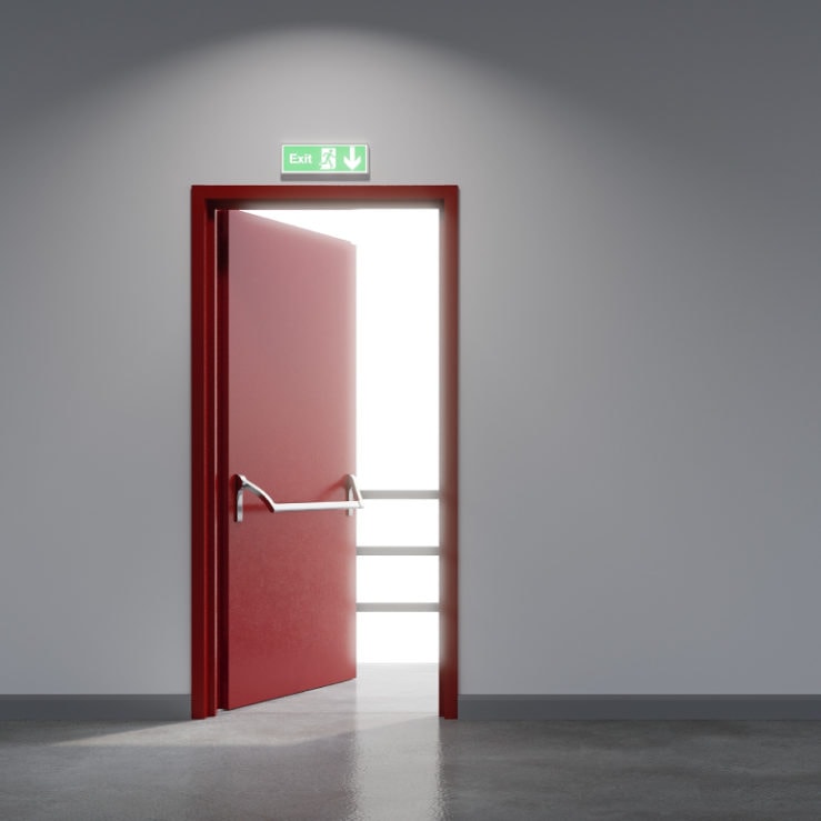 Fire door installation